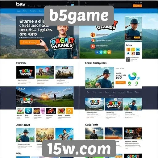 Estudo sobre a evolução do design no site b5game